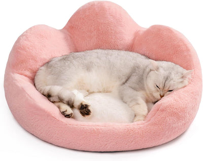 MEWOOFUN Fluffy Cat Couch Bed