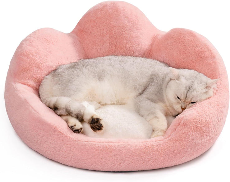 MEWOOFUN Fluffy Cat Couch Bed