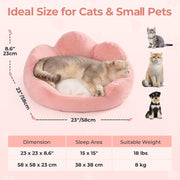 MEWOOFUN Fluffy Cat Couch Bed