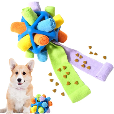 Playful Snuffle Ball - Interactive Dog Chew & Forage Toy