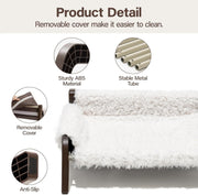 MEWOOFUN Raised Cat Bed For Indoor Cats